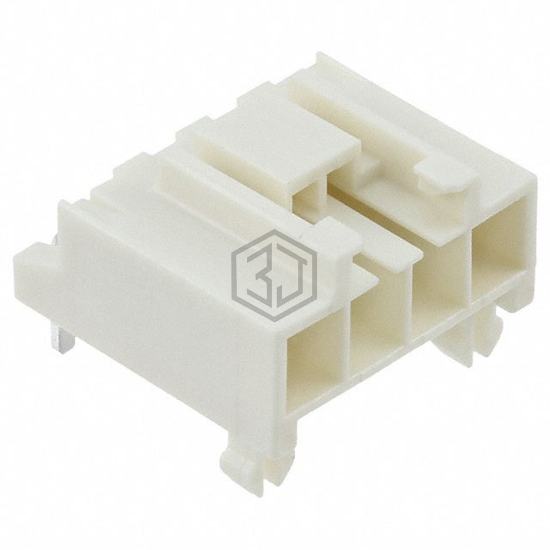 178497-1 - TE Connectivity AMP Connectors - Rectangular Connectors - Headers, Male Pins