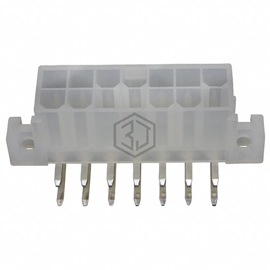 1-1586043-4 - TE Connectivity AMP Connectors - Rectangular Connectors - Headers, Male Pins