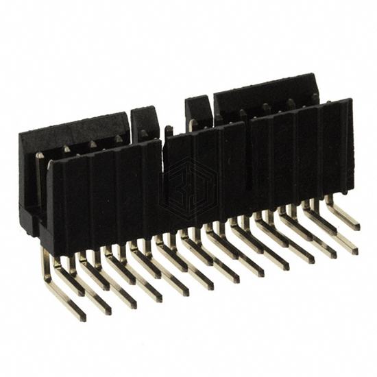 78207-124HLF - Amphenol ICC (FCI) - Rectangular Connectors - Headers, Male Pins