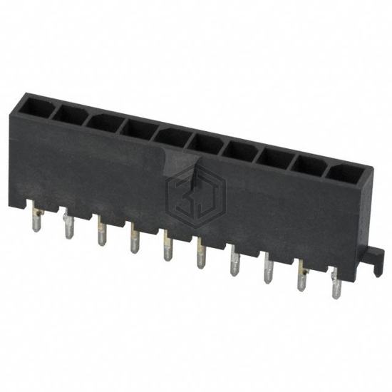 3-1445050-0 - TE Connectivity AMP Connectors - Rectangular Connectors - Headers, Male Pins