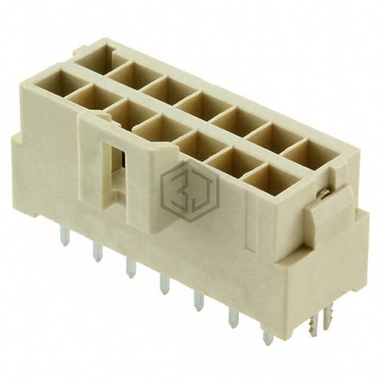 1722992314 - Molex - Rectangular Connectors - Headers, Male Pins
