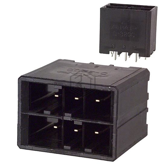 3-178140-2 - TE Connectivity AMP Connectors - Rectangular Connectors - Headers, Male Pins