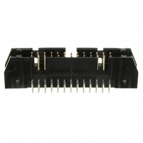 102155-6 - TE Connectivity AMP Connectors - Rectangular Connectors - Headers, Male Pins