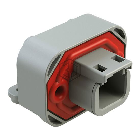 ATM13-2P-BM04 - Amphenol Sine Systems Corp - Rectangular Connectors - Headers, Male Pins
