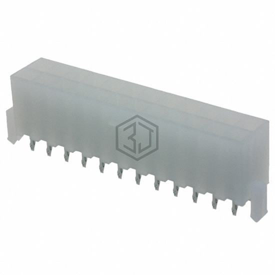 0444722452 - Molex - Rectangular Connectors - Headers, Male Pins