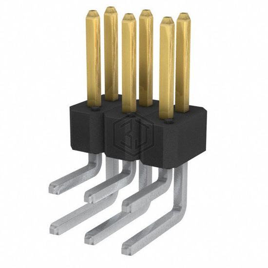 77317-104-06LF - Amphenol ICC (FCI) - Rectangular Connectors - Headers, Male Pins