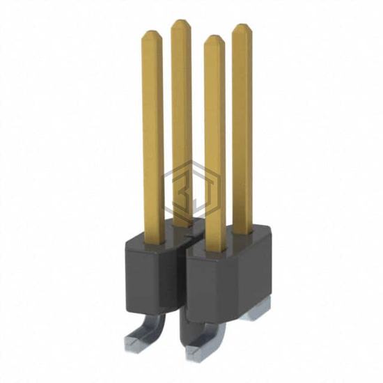 TSM-102-02-L-DV-A-P-TR - Samtec Inc. - Rectangular Connectors - Headers, Male Pins
