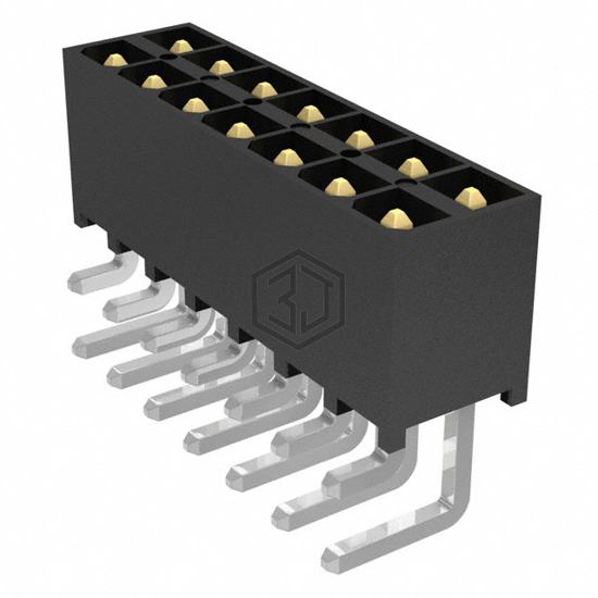IPT1-107-01-L-D-RA - Samtec Inc. - Rectangular Connectors - Headers, Male Pins