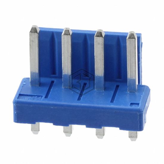 3-1123723-4 - TE Connectivity AMP Connectors - Rectangular Connectors - Headers, Male Pins