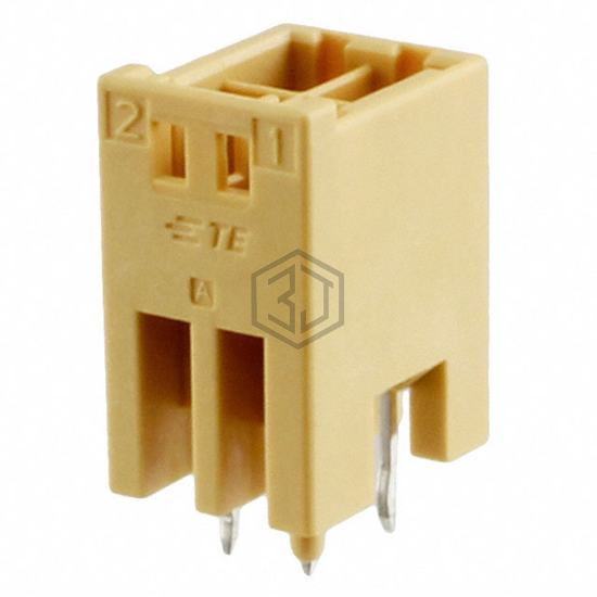4-1971906-2 - TE Connectivity AMP Connectors - Rectangular Connectors - Headers, Male Pins