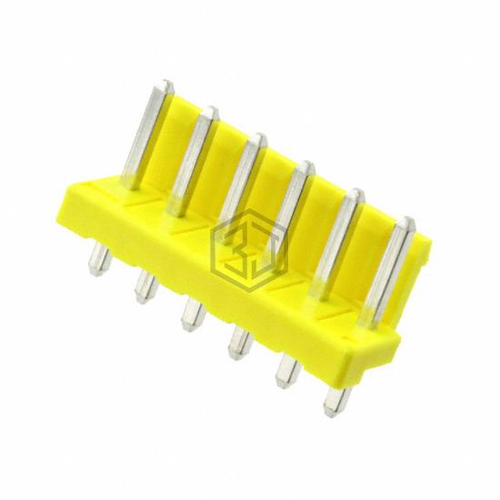 2-1123723-6 - TE Connectivity AMP Connectors - Rectangular Connectors - Headers, Male Pins