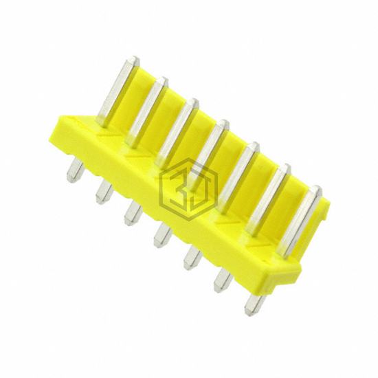 2-1123723-7 - TE Connectivity AMP Connectors - Rectangular Connectors - Headers, Male Pins