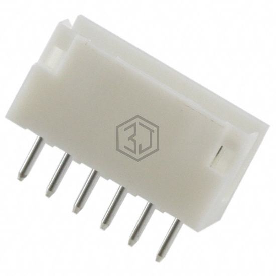 292133-6 - TE Connectivity AMP Connectors - Rectangular Connectors - Headers, Male Pins