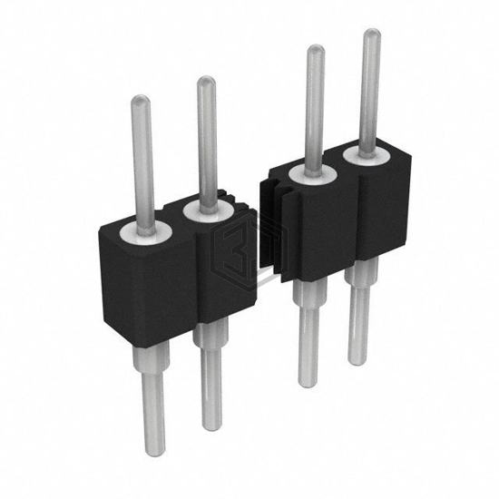 350-80-120-00-018101 - Preci-Dip - Rectangular Connectors - Headers, Male Pins
