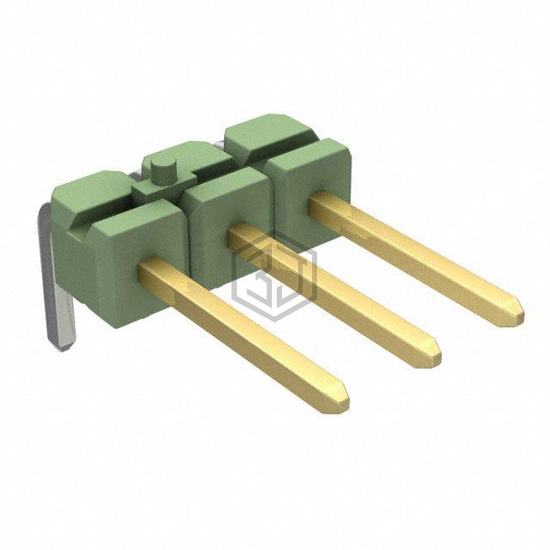 825437-3 - TE Connectivity AMP Connectors - Rectangular Connectors - Headers, Male Pins