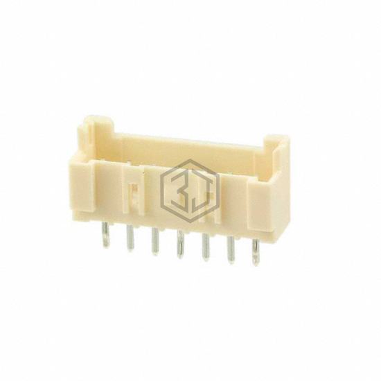1744439-7 - TE Connectivity AMP Connectors - Rectangular Connectors - Headers, Male Pins