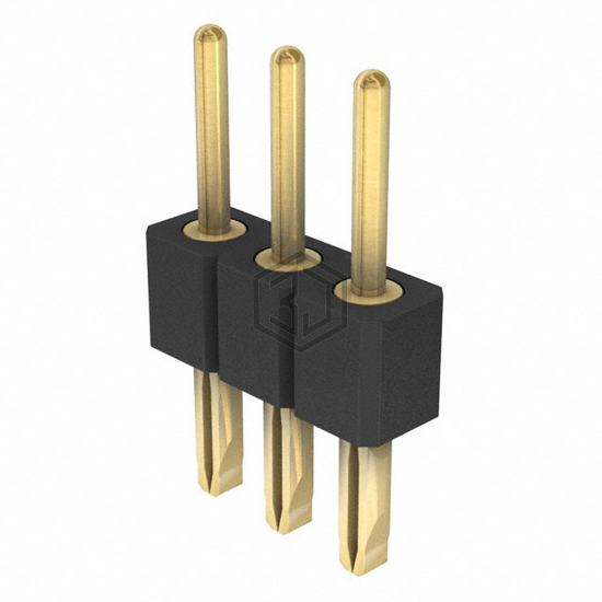 800-10-003-66-001101 - Preci-Dip - Rectangular Connectors - Headers, Male Pins