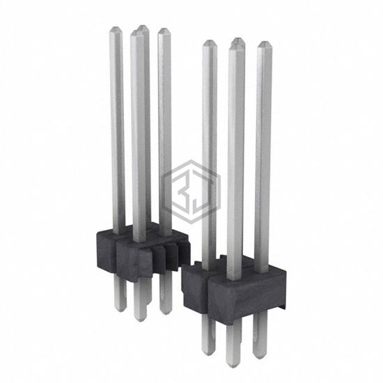 892-80-058-10-004101 - Preci-Dip - Rectangular Connectors - Headers, Male Pins