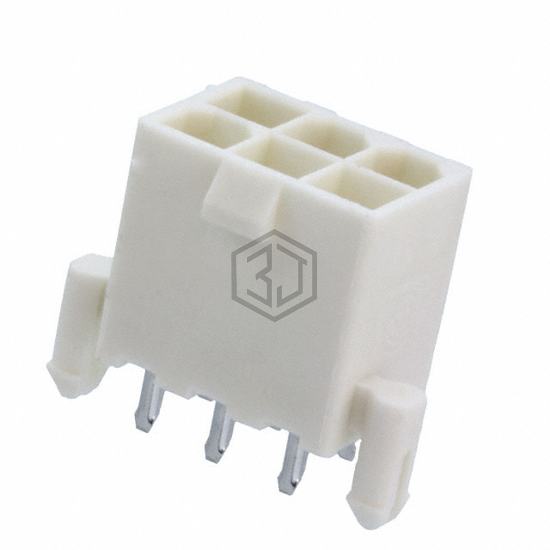 2029059-6 - TE Connectivity AMP Connectors - Rectangular Connectors - Headers, Male Pins