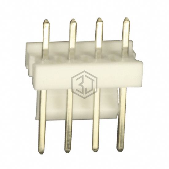 644518-4 - TE Connectivity AMP Connectors - Rectangular Connectors - Headers, Male Pins