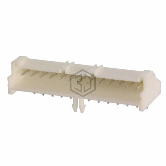 1-1744426-3 - TE Connectivity AMP Connectors - Rectangular Connectors - Headers, Male Pins