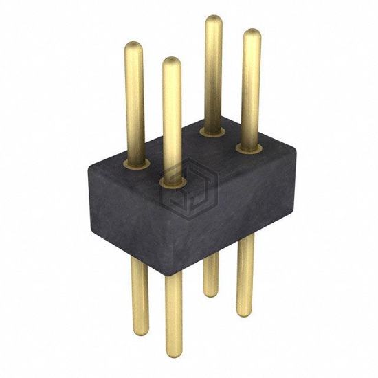 852-10-004-10-002101 - Preci-Dip - Rectangular Connectors - Headers, Male Pins