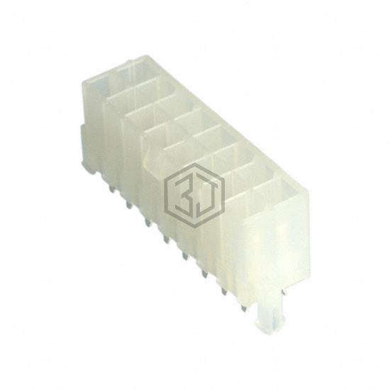 1-2029172-6 - TE Connectivity AMP Connectors - Rectangular Connectors - Headers, Male Pins
