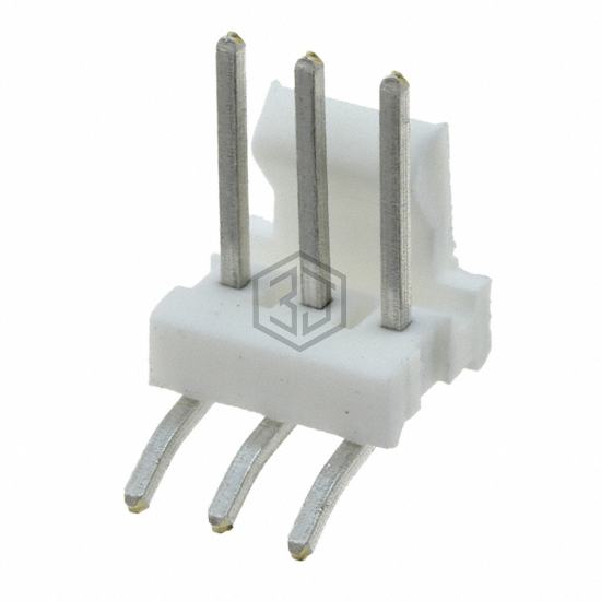644875-3 - TE Connectivity AMP Connectors - Rectangular Connectors - Headers, Male Pins