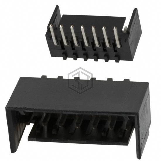 2-644488-7 - TE Connectivity AMP Connectors - Rectangular Connectors - Headers, Male Pins