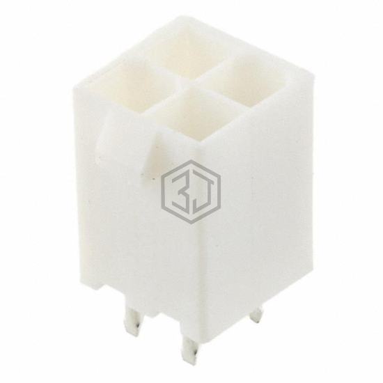 1586495-4 - TE Connectivity AMP Connectors - Rectangular Connectors - Headers, Male Pins