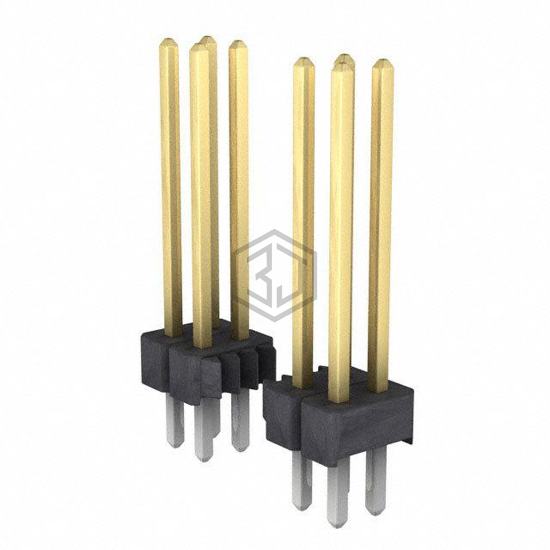 892-18-040-10-004101 - Preci-Dip - Rectangular Connectors - Headers, Male Pins