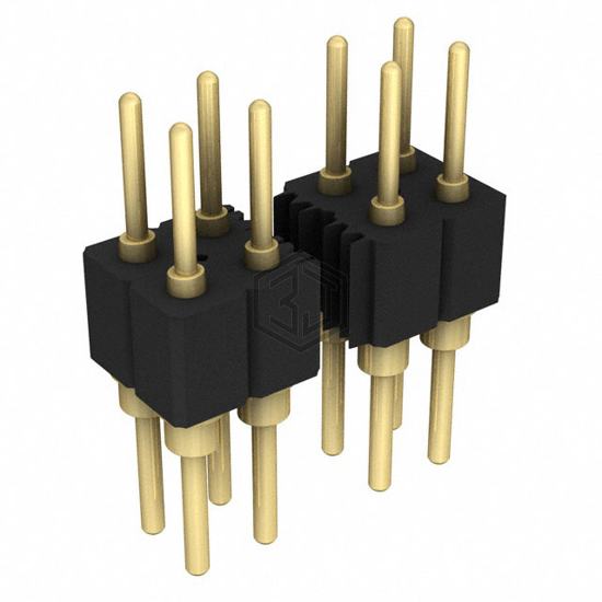 451-80-220-00-005101 - Preci-Dip - Rectangular Connectors - Headers, Male Pins