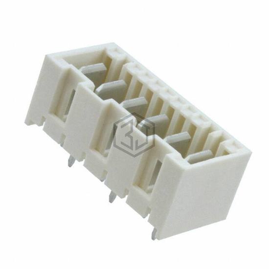1971895-6 - TE Connectivity AMP Connectors - Rectangular Connectors - Headers, Male Pins