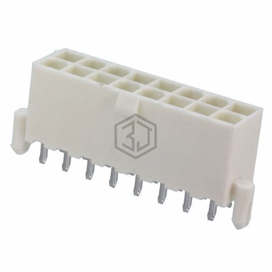 1-2029059-6 - TE Connectivity AMP Connectors - Rectangular Connectors - Headers, Male Pins