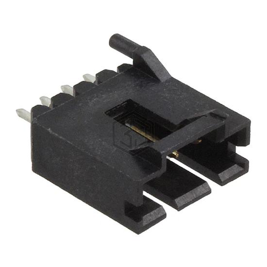 104809-3 - TE Connectivity AMP Connectors - Rectangular Connectors - Headers, Male Pins