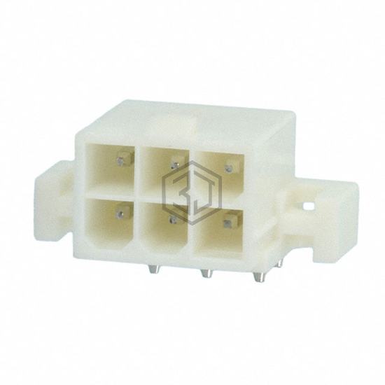 1586044-6 - TE Connectivity AMP Connectors - Rectangular Connectors - Headers, Male Pins