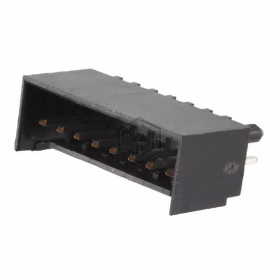 644893-8 - TE Connectivity AMP Connectors - Rectangular Connectors - Headers, Male Pins
