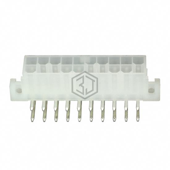 2-1586043-0 - TE Connectivity AMP Connectors - Rectangular Connectors - Headers, Male Pins