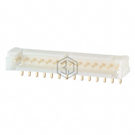 DF1B-14P-2.5DS(01) - Hirose Electric Co Ltd - Rectangular Connectors - Headers, Male Pins