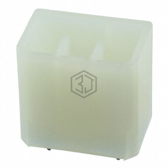 172037-1 - TE Connectivity AMP Connectors - Rectangular Connectors - Headers, Male Pins