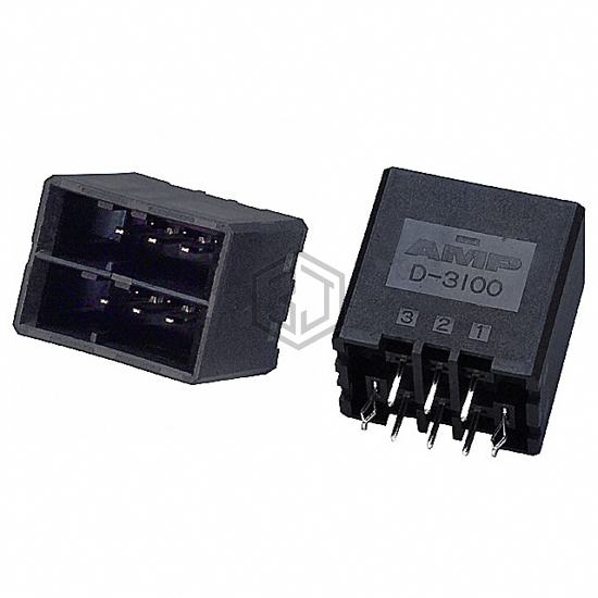 1-178141-5 - TE Connectivity AMP Connectors - Rectangular Connectors - Headers, Male Pins
