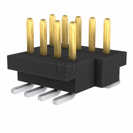 BKT-109-01-F-V-TR - Samtec Inc. - Rectangular Connectors - Headers, Male Pins