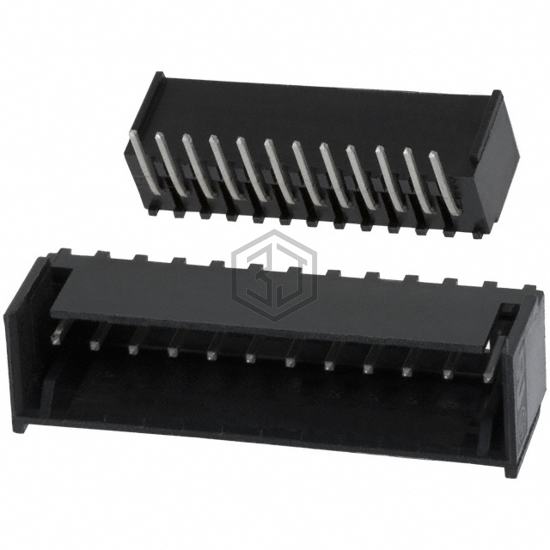 3-644803-2 - TE Connectivity AMP Connectors - Rectangular Connectors - Headers, Male Pins