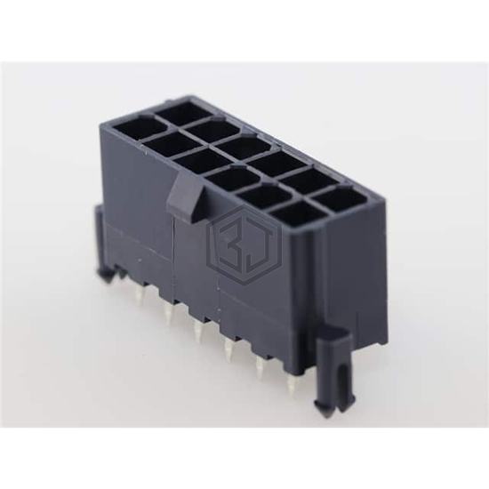 1724470012 - Molex - Rectangular Connectors - Headers, Male Pins