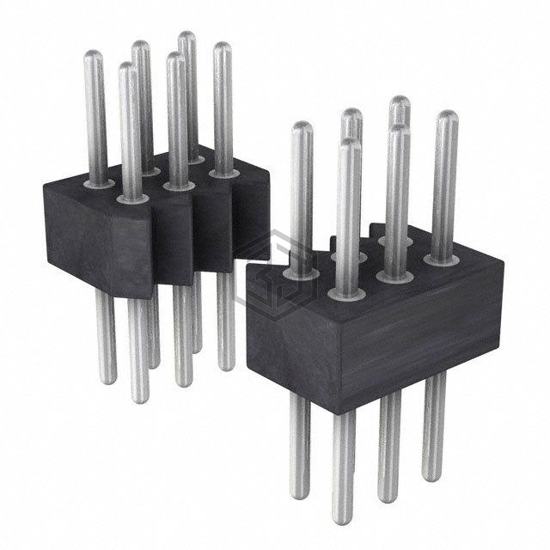 854-80-102-10-001101 - Preci-Dip - Rectangular Connectors - Headers, Male Pins