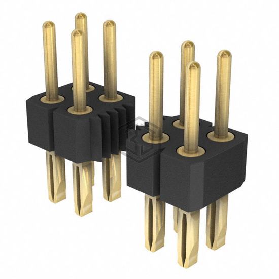 802-10-028-66-001101 - Preci-Dip - Rectangular Connectors - Headers, Male Pins