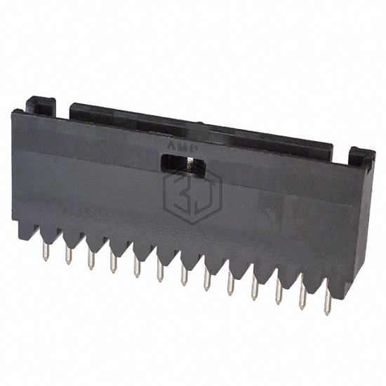 1-103080-1 - TE Connectivity AMP Connectors - Rectangular Connectors - Headers, Male Pins