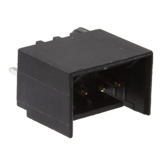 644487-4 - TE Connectivity AMP Connectors - Rectangular Connectors - Headers, Male Pins