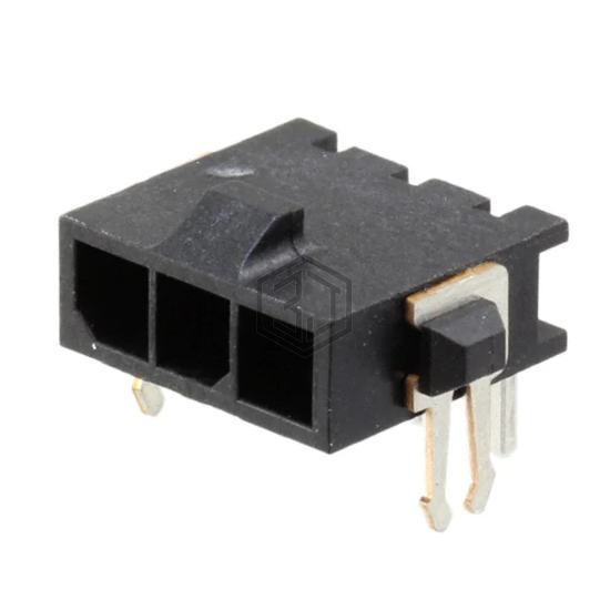 2-1445097-3 - TE Connectivity AMP Connectors - Rectangular Connectors - Headers, Male Pins