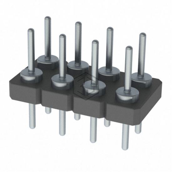 435-90-208-00-160000 - Mill-Max Manufacturing Corp. - Rectangular Connectors - Headers, Male Pins